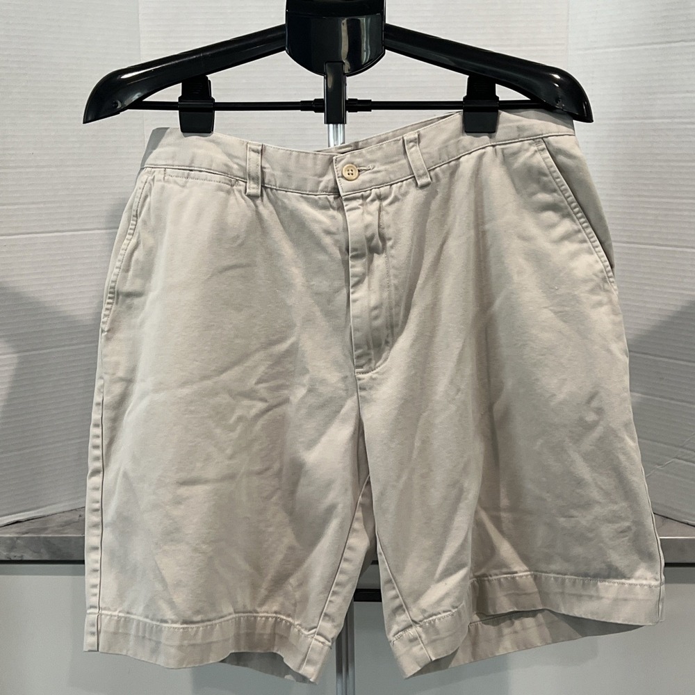 Polo by Ralph Lauren Prospect Chino Shorts Beige Flat Front Men's Size 34